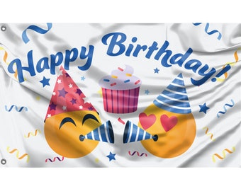 Joyeux Anniversaire Emoji Etsy Joyeux Anniversaire Emoji Etsy