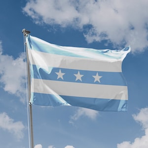 Flag of Guayaquil, Ecuador | Unique Design Print | High Quality Materials | Size - 3x5 Ft / 90x150 cm | Made in EU