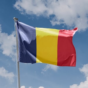 Flag of Chad | Unique Design Print | High Quality Materials | Size - 3x5 Ft / 90x150 cm | Made in EU