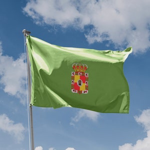 Jaen Province, Spain Flag | Unique Design Print | High Quality Materials | Size - 3x5 Ft / 90x150 cm | Made in EU