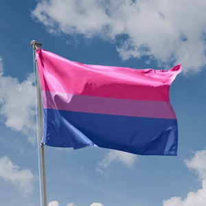 Bisexual Pride Flag | Unique Design Print | High Quality Materials | 5 Sizes | Made in EU