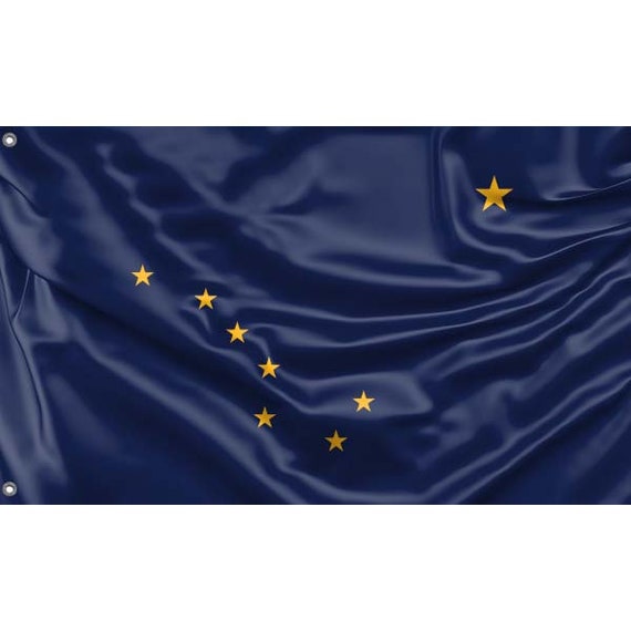 Fahne Flagge Alaska 90 x 150 cm 
