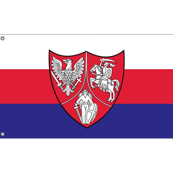 Bandiera Del Commonwealth Polacco-Lituano 90x150 Cm – Stampata In UE, Con Occhielli, Resistente Agli Agenti Atmosferici