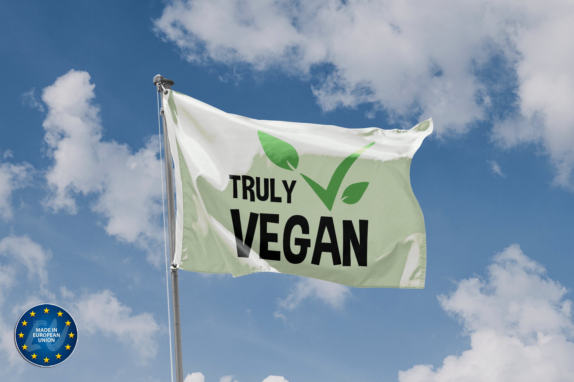 Fahne Flagge Vegan Veganer 90 x 150 cm 