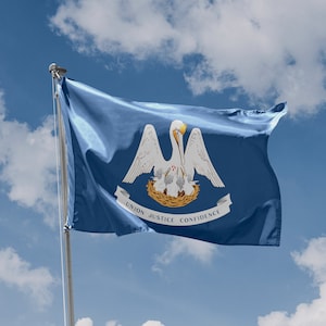 Louisiana State Flag | Unique Design Print | High Quality Materials | 5 Sizes | Made in EU