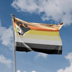 Bear Brotherhood Flag | Unique Design Print | Hiqh Quality Materials | Size - 3x5 Ft / 90x150 cm | Made in EU