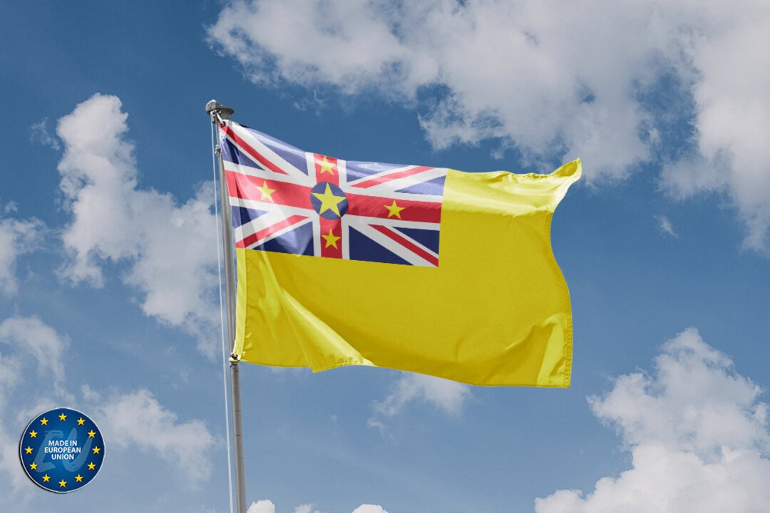 Niue Flag Unique Design Print High Quality Materials Size 3x5 Ft ...