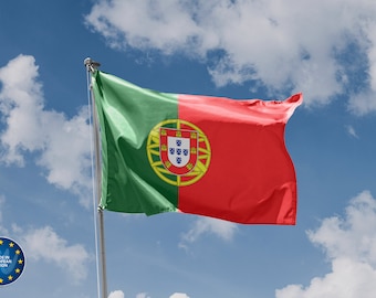 Flag of Portugal | Unique Design Print | High Quality Materials | 5 Sizes | Made in EU