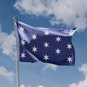 Bandera de la sede de George Washington / Impresión de diseño exclusivo / Materiales de alta calidad / 5 tamaños / Fabricada en la UE