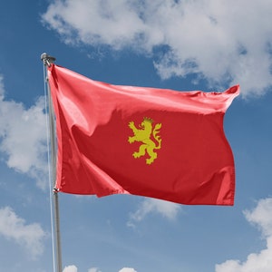 Zaragoza, Spain Flag | Unique Design Print | High Quality Materials | Size - 3x5 Ft / 90x150 cm | Made in EU