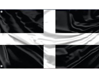 Cornwall Flagge 90x150 Cm – Celtic Nations, Wetterfest Für Draußen