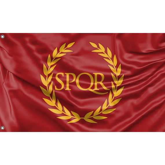 Roman Empire Flag Unique Design Print Hiqh Quality Etsy