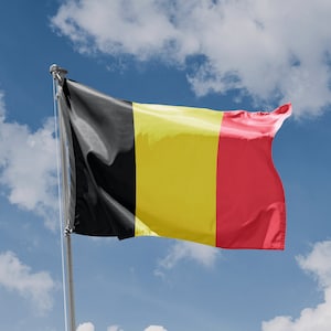 Flag of Belgium | Unique Design Print | High Quality Materials | 5 Sizes | Made in EU