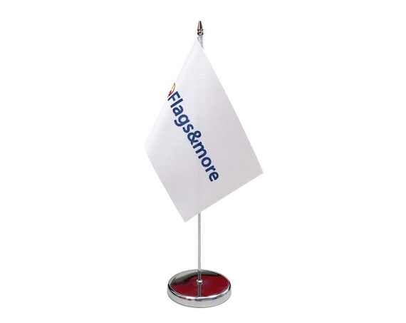 Custom Made Table Flag With Stand With Your Design Unique - Etsy Canada