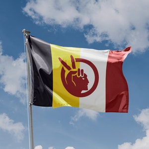 American Indian Movement Flag | Unique Design Print | High Quality Materials | 5 Sizes | Made in EU