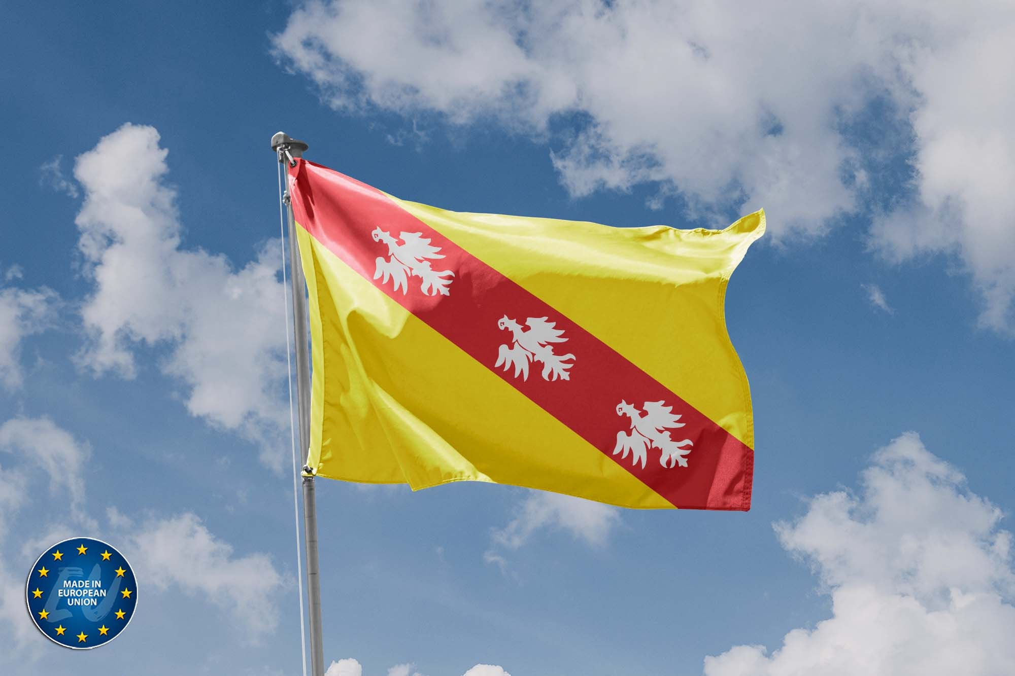 Lorraine French Region Flag | Unique Design Print | High Quality