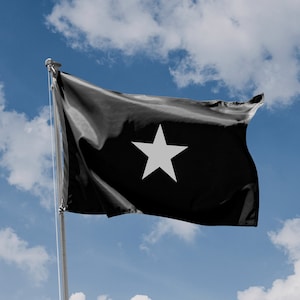 Black Somalia Flag | Unique Design Print | High Quality Materials | Size - 3x5 Ft / 90x150 cm | Made in EU