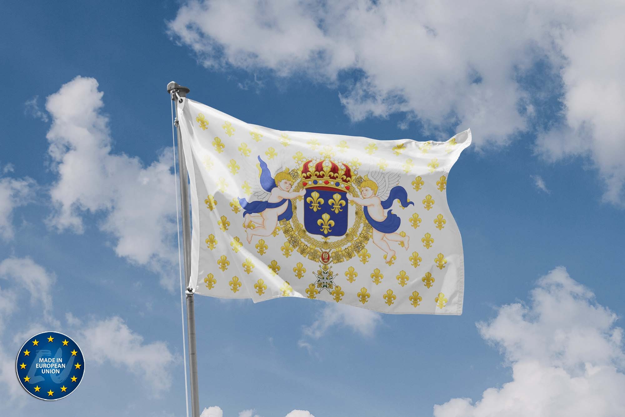Drapeau Royaume de France - Etendard Royal à acheter neuf