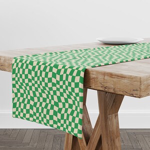 Table Runner Illusion | Unique Design Table Decor | High Quality Textile and Print | Made in EU