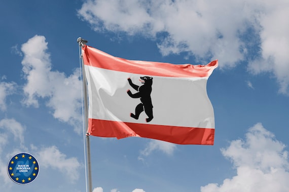 Bielefeld, Germany Flag, Unique Design, 3x5 Ft / 90x150 cm size, EU Made Bielefeld, Germany Flag, Unique Design, 3x5 Ft / 90x150 cm size, EU Made