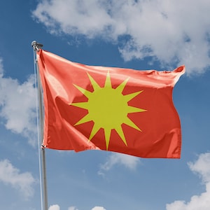 Bandera de Bodø, Noruega / Impresión de diseño exclusivo / Materiales de alta calidad / Tamaño: 3 x 5 pies / 90 x 150 cm / Fabricado en la UE