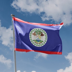 Flag of Belize | Unique Design Print | High Quality Materials | 5 sizes | Made in EU