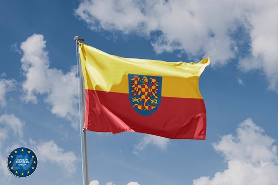 【希少】未使用mountain researchFirst model FLAG Flag of Moravia With Eagle, Unique Print, 3x5 Ft / 90x150 Cm