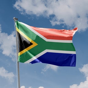State Flag of South Africa | Unique Design Print | High Quality Materials | Size - 3x5 Ft / 90x150 cm | Made in EU