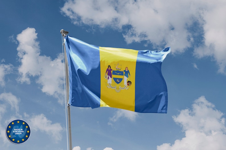 Philadelphia City Flag Unique Print 3x5 Ft / 90x150 Cm Size Etsy