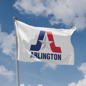 Arlington, Texas USA Flag | Unique Print, 3x5 Ft / 90x150 cm size, EU Made