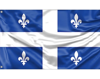 Bandiera Quebec 3x5 Piedi - Bandiera Provincia Canada - RFCO