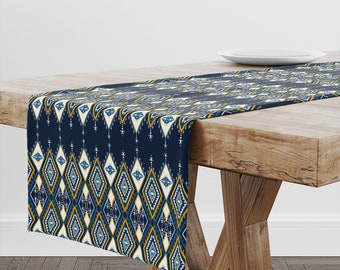 Table Runner Ethnic Style | Unique Design Table Decor | High Quality Textile and Print | Made in EU