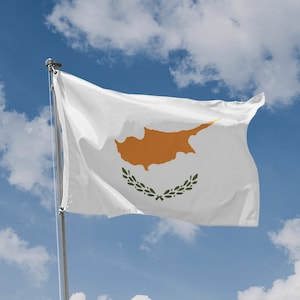 Flag of Cyprus | Unique Design Print | High Quality Materials | 5 sizes | Made in EU