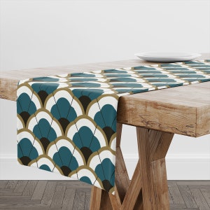 Table Runner Art Deco Motives | Unique Design Table Decor | High Quality Textile and Print | Made in EU