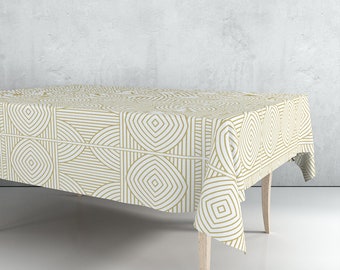 Toalha de mesa luxuosa com design leve vintage | Decoração de mesa com design exclusivo | Têxtil e impressão de alta qualidade | Fabricado na UE