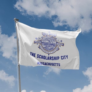 Fall River Flag, Massachusetts USA | Unique Design Print | Hiqh Quality Materials | Size - 3x5 Ft / 90x150 cm | Made in EU