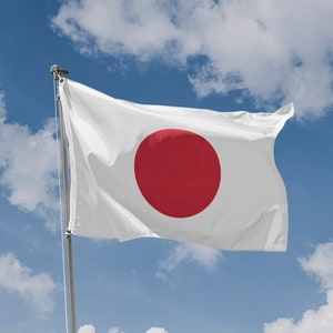 Japan Flag | Unique Design Print | High Quality Materials | Size - 3x5 Ft / 90x150 cm | Made in EU