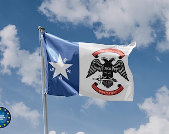 Von Ormy, Texas USA Flag | Unique Print, 3x5 Ft / 90x150 cm size, EU Made