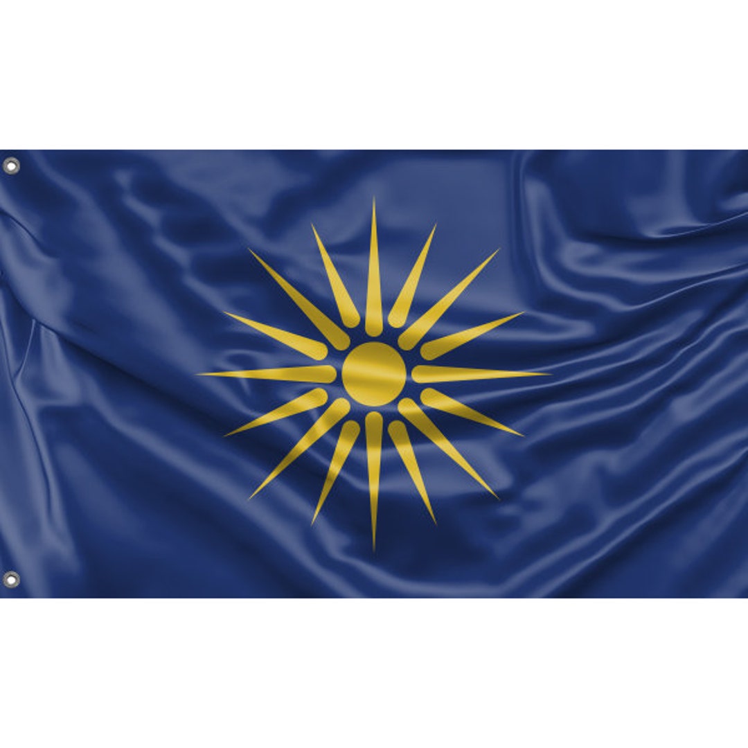 Alexander the Great Macedonian Flag Unique Design Print High Quality