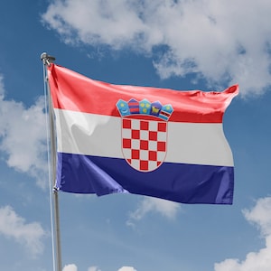 Flag of Croatia | Unique Design Print | High Quality Materials | Size - 3x5 Ft / 90x150 cm | Made in EU