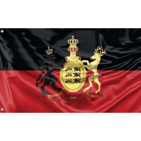 Flagge Rot-Schwarz-Rot Stock Illustration