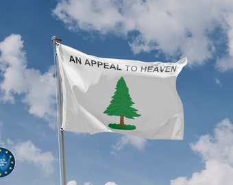 An Appeal to Heaven Flag | Unique Design Print | High Quality Materials | Size - 3x5 Ft / 90x150 cm | Made in EU