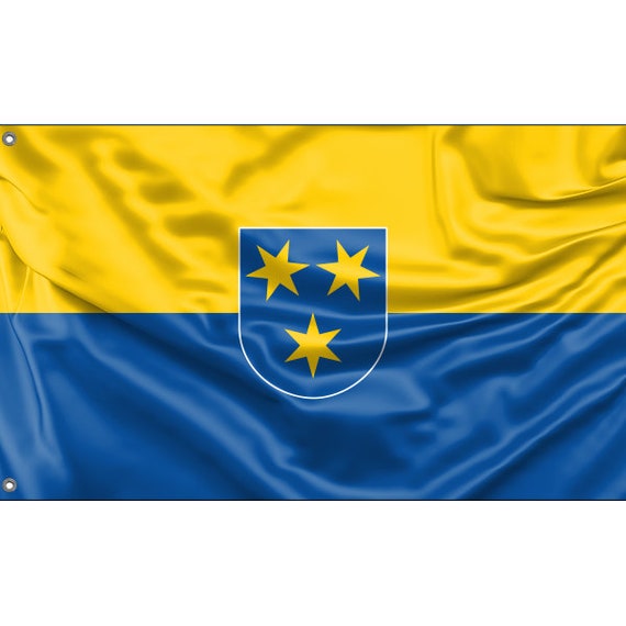 Celje Flagge, Slowenien Einzigartiges Design Druck Hochwertige