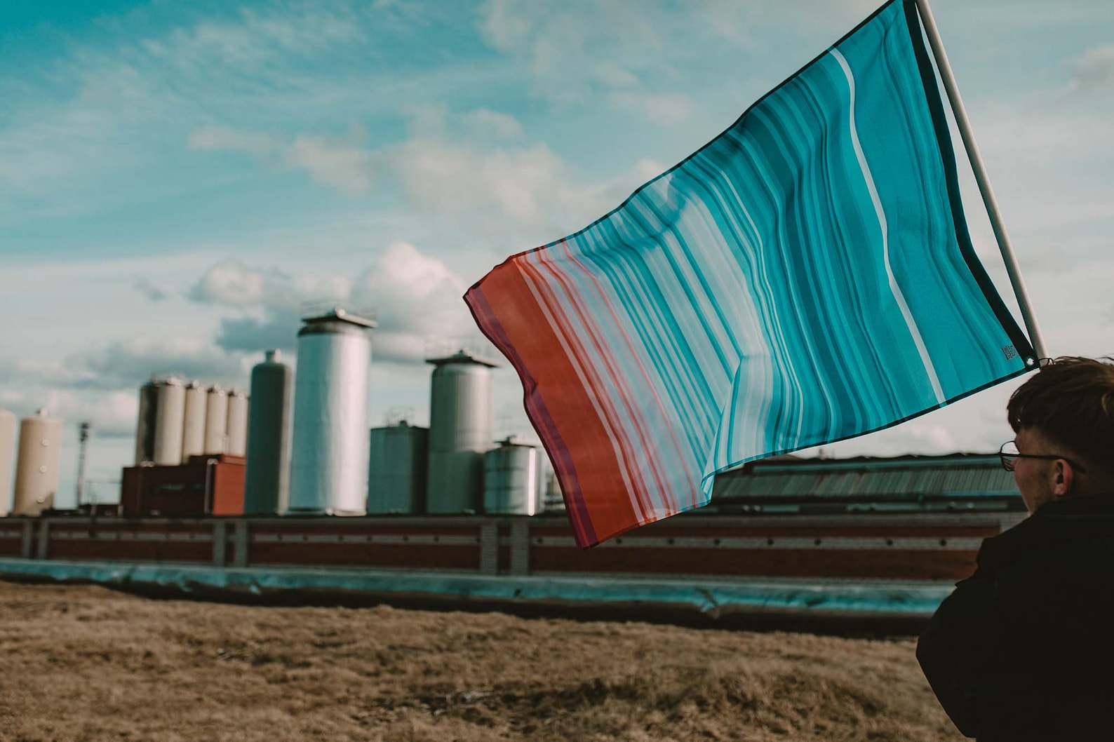 Temperature Rise Flag Global Climate Warming Stripes Flag Unique Design Print - Etsy