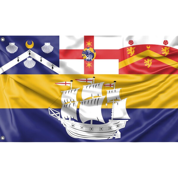 U24 Sydney Bootsflagge 30x45cm - Premium Polyester Flagge Mit Strick