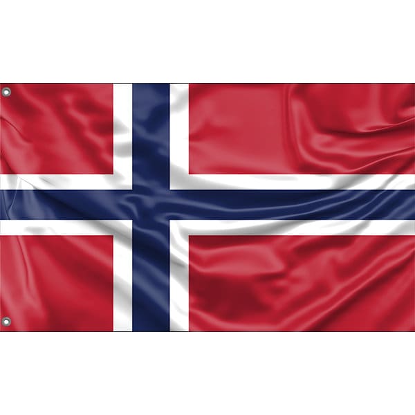 Flag of Norway | Unique Design Print | High Quality Materials | Size - 3x5 Ft / 90x150 cm | Made in EU