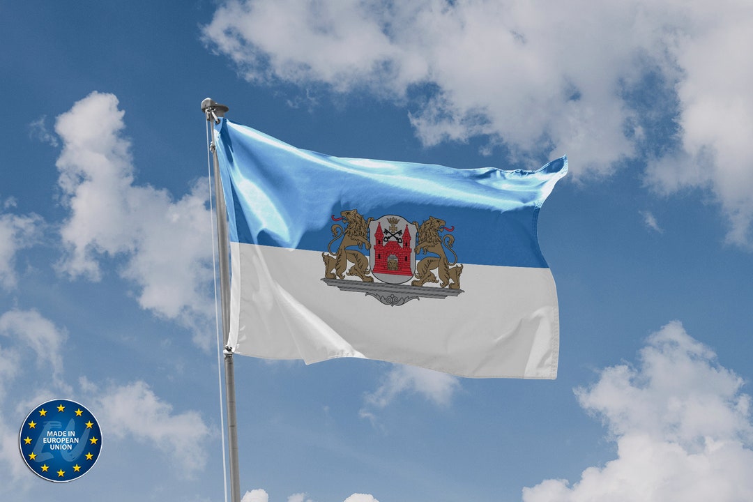 Flag of Riga, Latvia, Unique Print, 3x5 Ft / 90x150 Cm Size, EU Made - Etsy