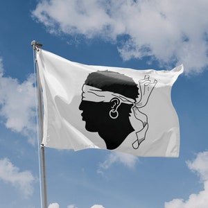 Flagge von Korsika (vor 1755) | Einzigartiges Design Druck | Hochwertige Materialien | 5 Größen | Hergestellt in der EU