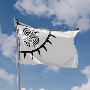 Viking Raven Flag | Unique Design Print | Hiqh Quality Materials | 5 Sizes | Made in EU