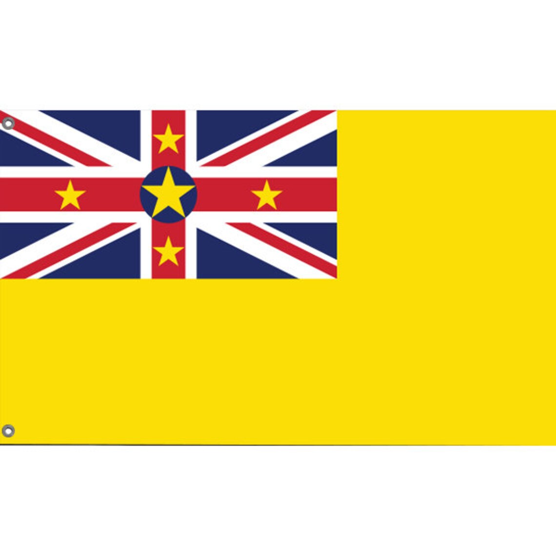 Niue Flag | Unique Design Print | High Quality Materials | Size - 3x5 ...